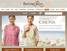 Tablet Screenshot of barongsrus.com